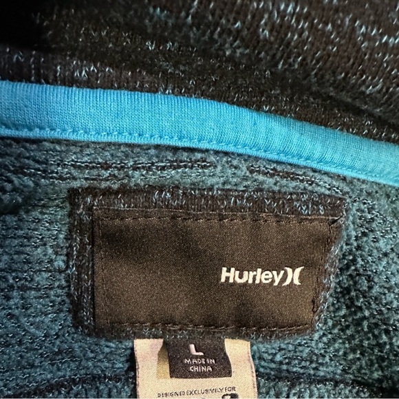 Hurley Dark Blue Zip-Up Sweater - Picture 4 of 5